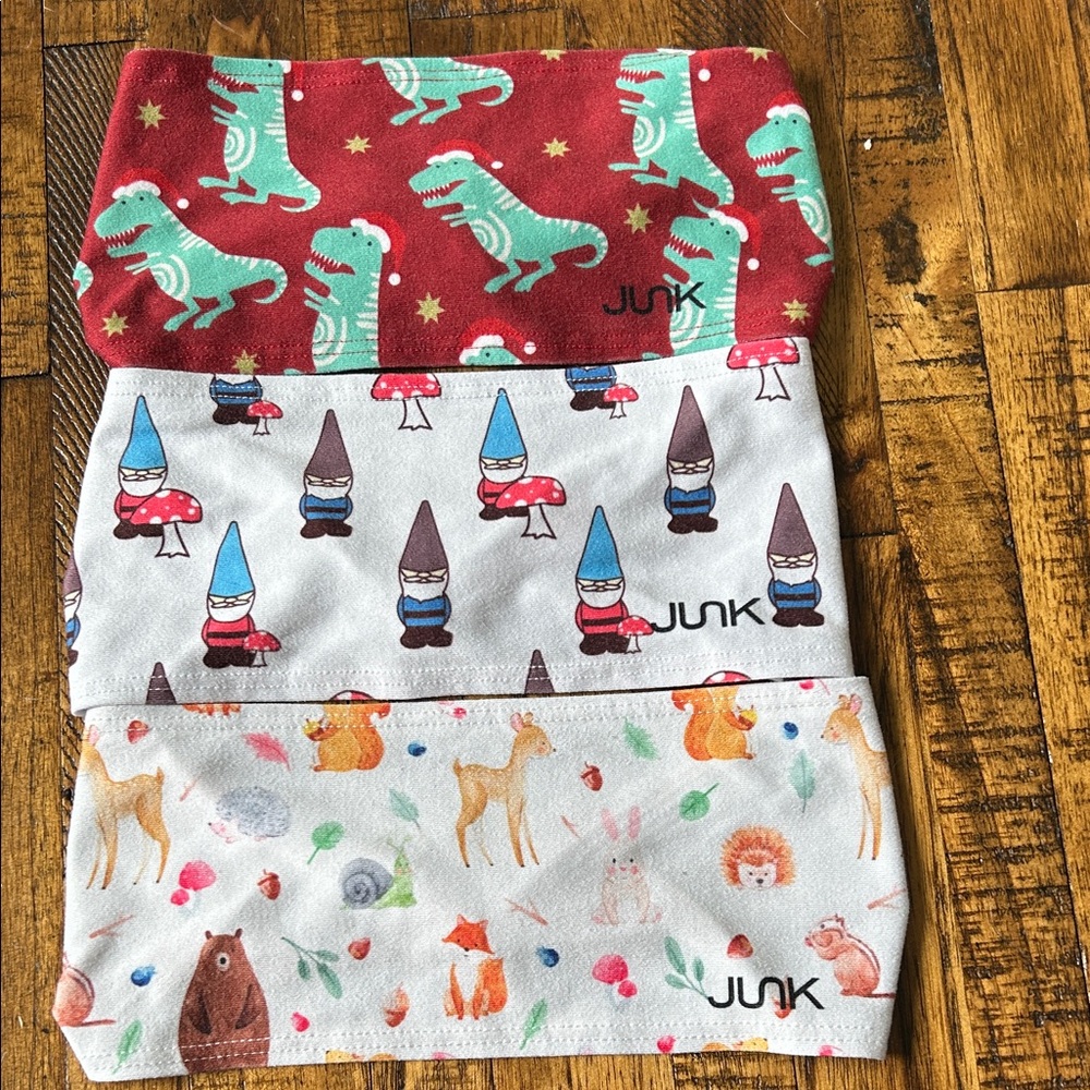 JUNK headbands- Red, White, Multicolor